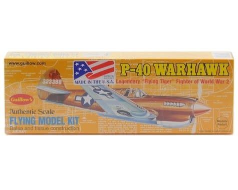 Guillow P-40 Warhawk Flying Model Kit #501