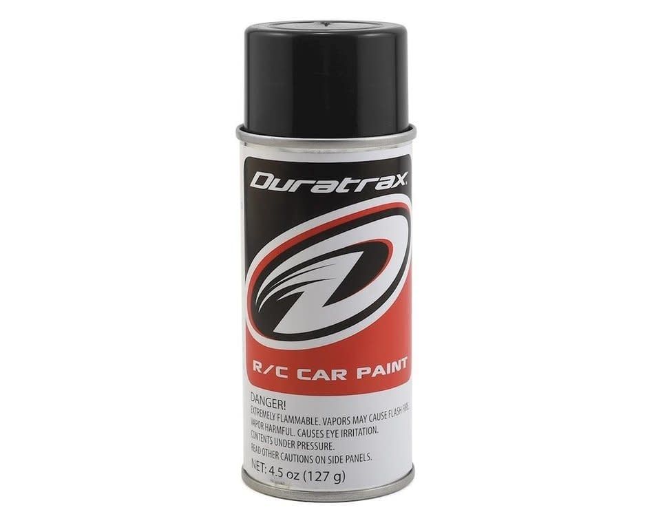 DuraTrax Polycarb Spray Paint (Basic Black) (4.5oz) #DTXR4250
