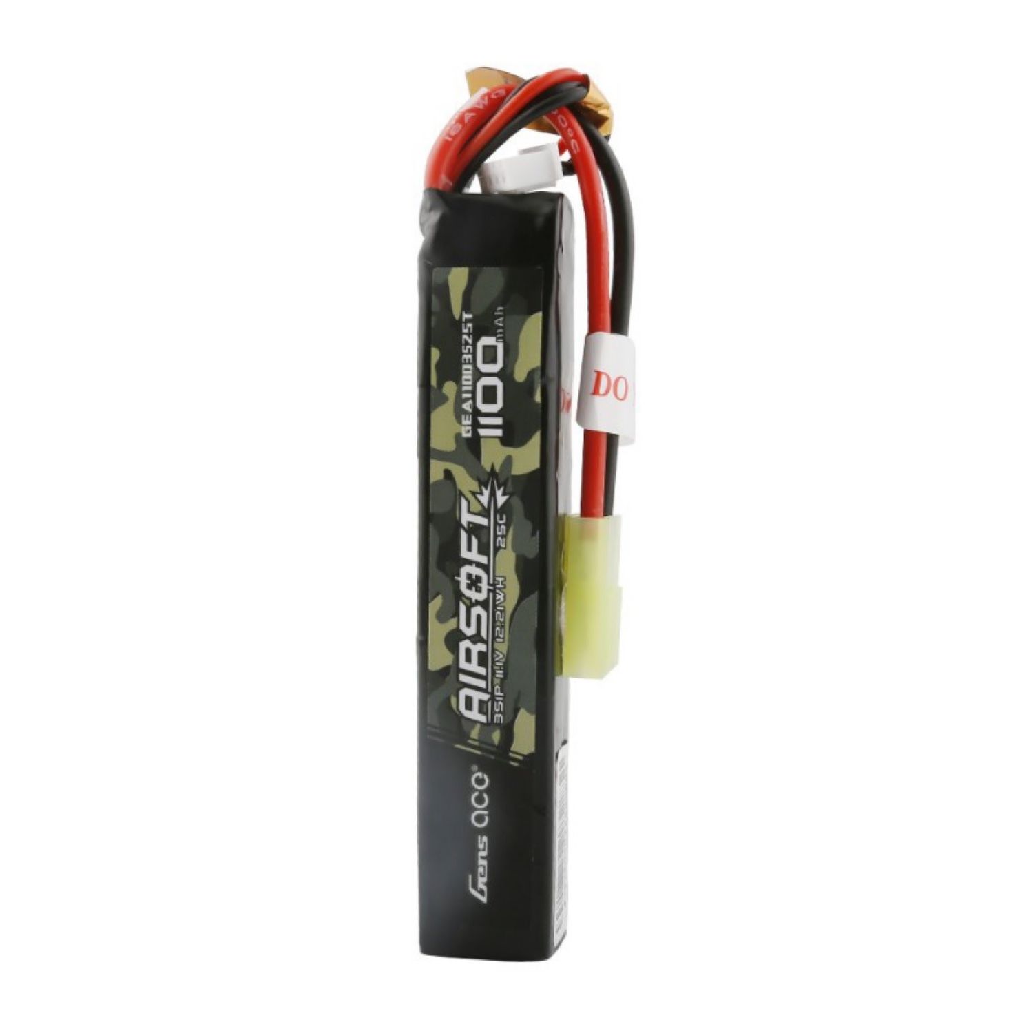 Summer Sale #GEA11003S25T Gens Ace 3S 25C Airsoft LiPo Battery w/Tamiya Plug (11.1V/1100mAh)