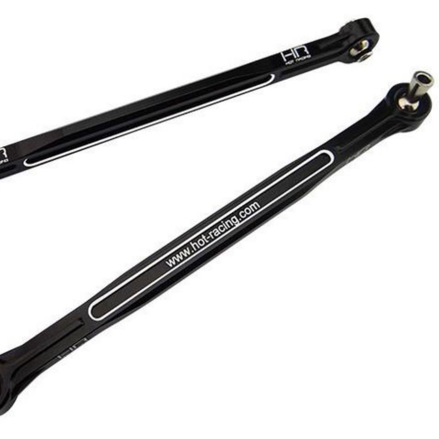 #XMX49T01 Hot Racing Traxxas X-Maxx Aluminum Steering Toe Link Set (Black) (2)