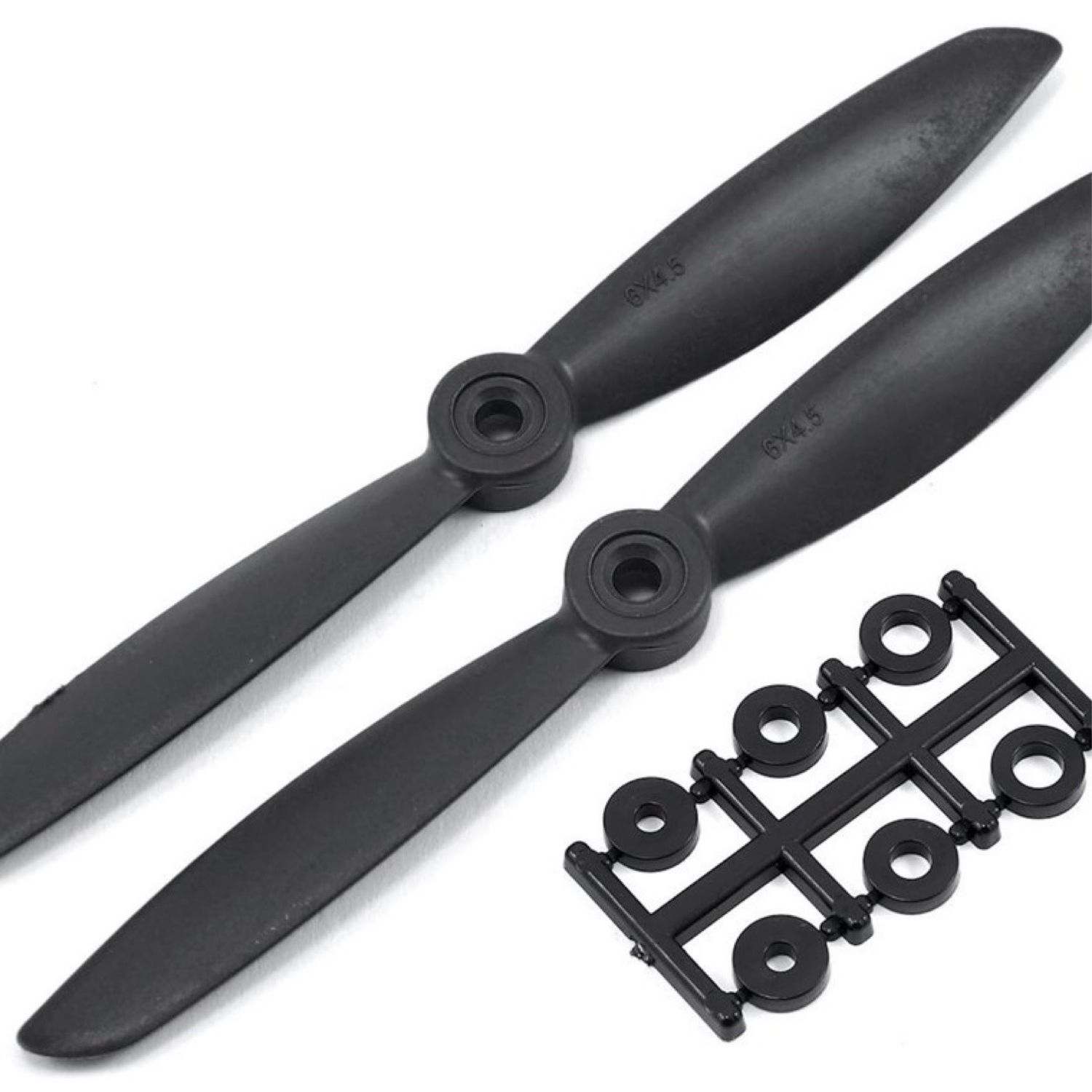 HQ Prop 6x4.5 Propeller (Black) (2) #HQP010506452