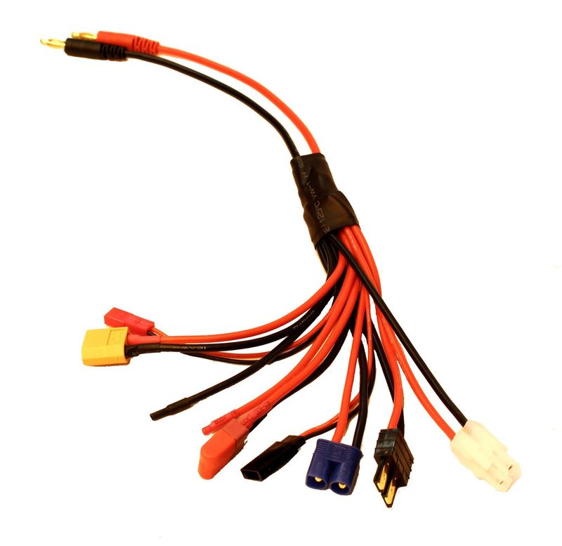 Racers Edge Octopus Squid Multi Connector Charge Lead Cable #RCE1624