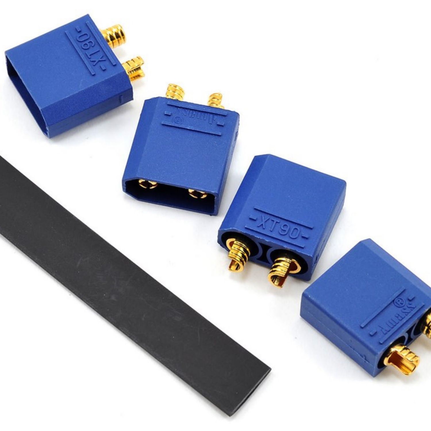 #PTK-5038 ProTek RC 4.5mm "TruCurrent" XT90 Polarized Device Connectors (4 Male)