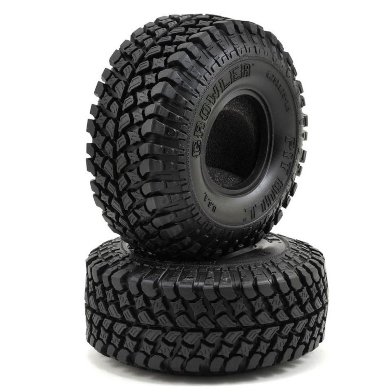 #PB9006NK  Pit Bull Tires Growler AT/Extra 1.9" Scale Rock Crawler Tires (2) (Komp) w/Foam