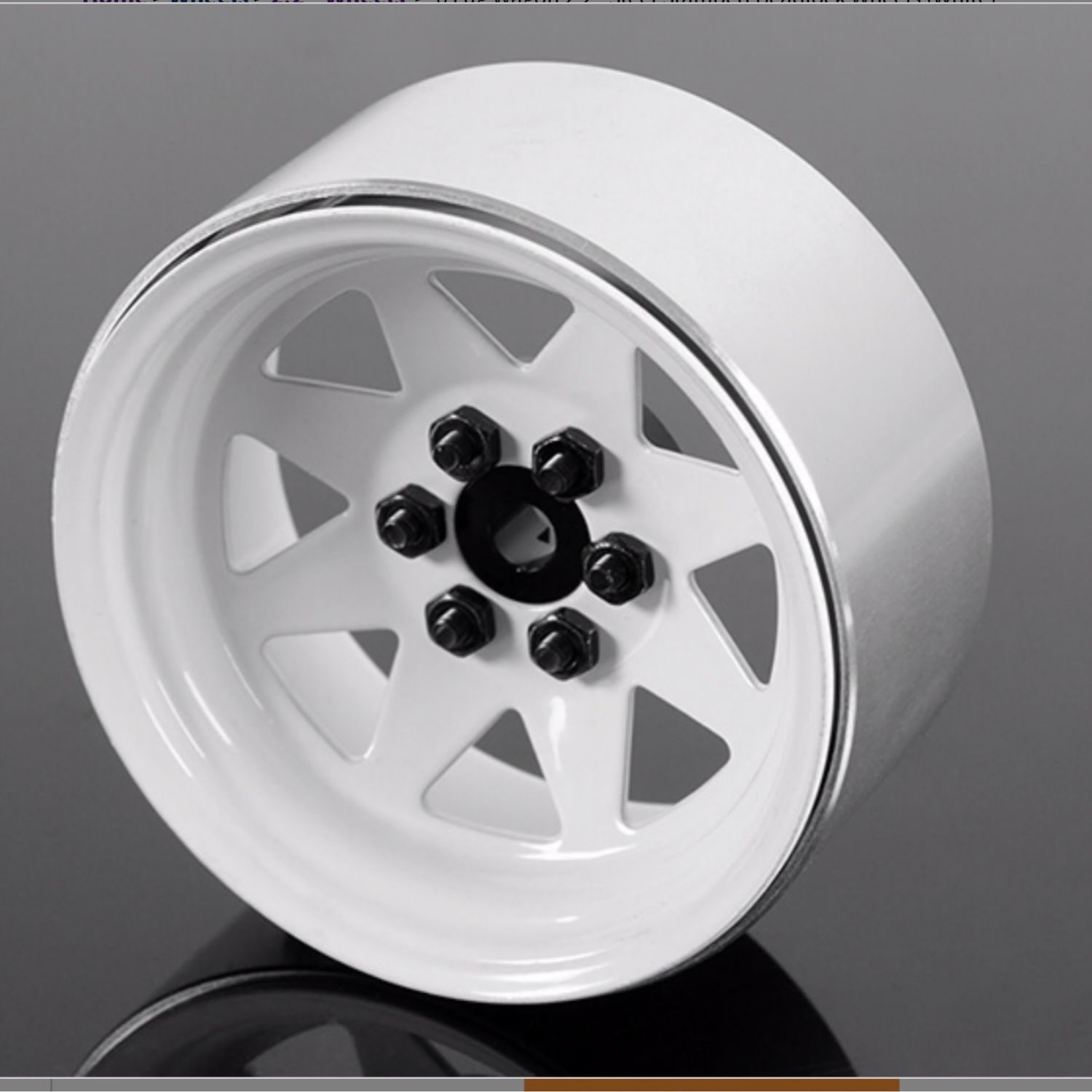 #Z-W0146 RC4WD 6 Lug Wagon Wheels Stamped Steel 2.2” Beadlocks