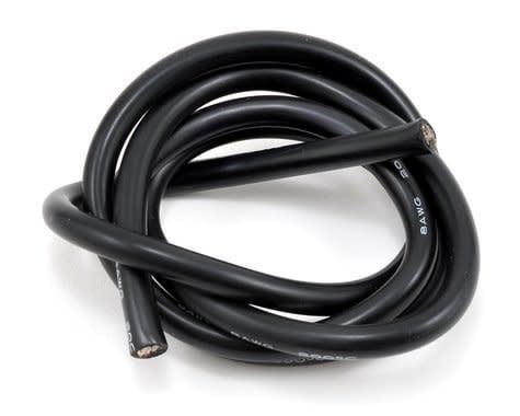 #PTK-5613 ProTek RC Silicone Hookup Wire (Black) (1 Meter) (8AWG)