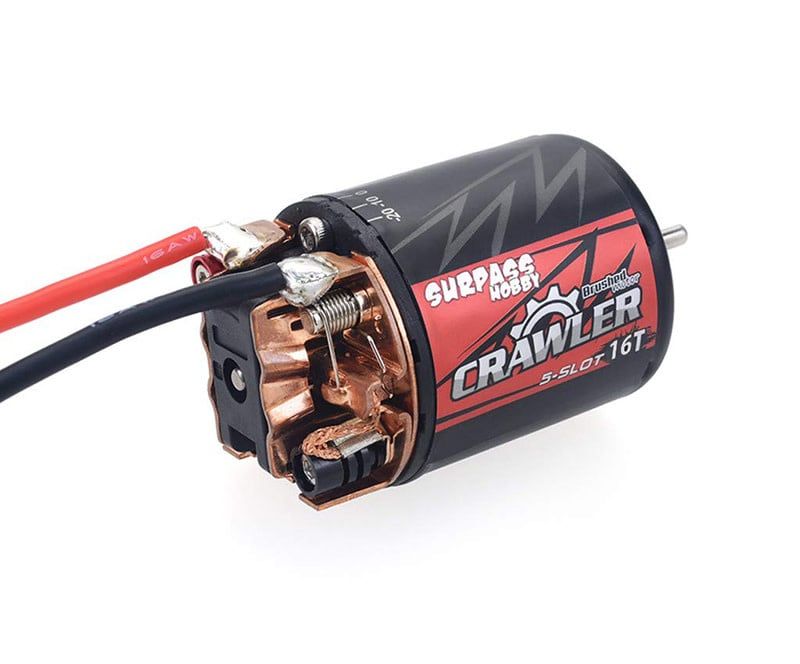 Integy Crawler 5-Slot Stator 16 Turn 540 Size Brush Motor by Surpass Hobby #C29031