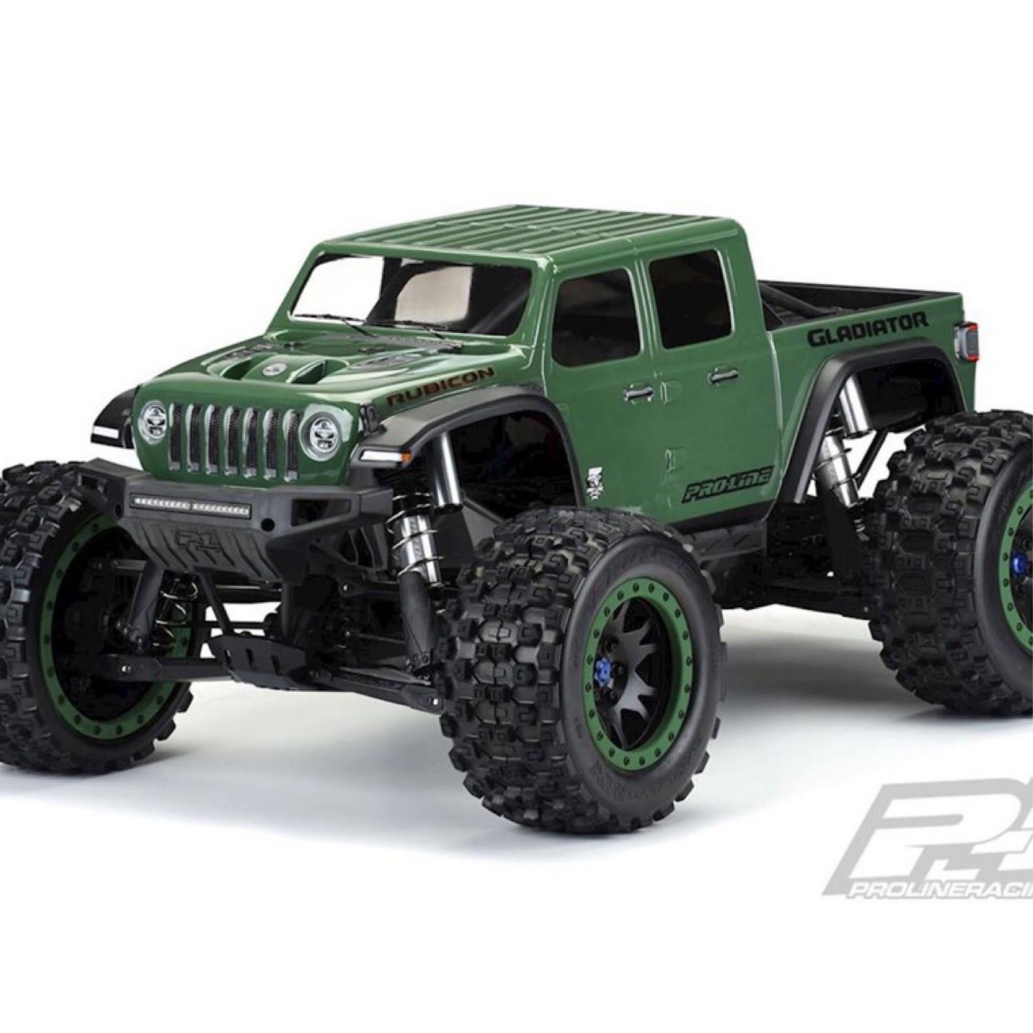 #3533-17  Pro-Line Jeep Gladiator Rubicon Pre-Cut Monster Truck Body (Clear) (X-Maxx)