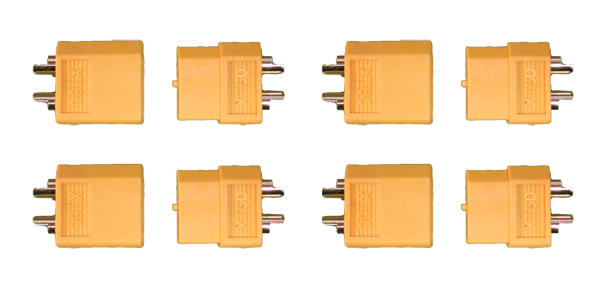 Progressive RC XT60 Connectors Female (8) #AC-XT60F