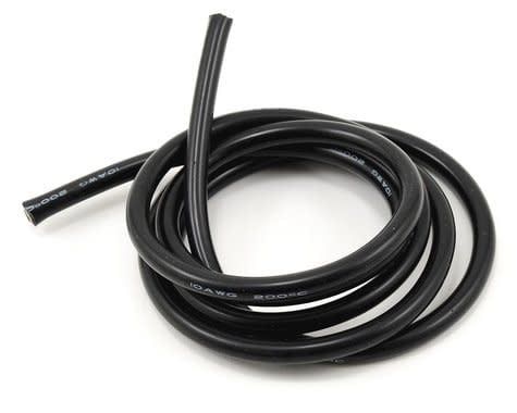 #PTK-5611 ProTek RC 10awg Black Silicone Hookup Wire (1 Meter)