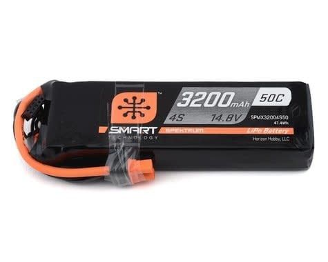 #SPMX32004S50 Spektrum RC 4S Smart LiPo Battery Pack w/IC3 Connector (14.8V/3200mAh)