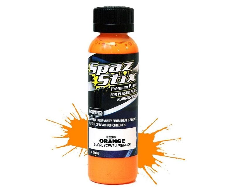 #02200 Spaz Stix "Orange" Fluorescent Paint (2oz)