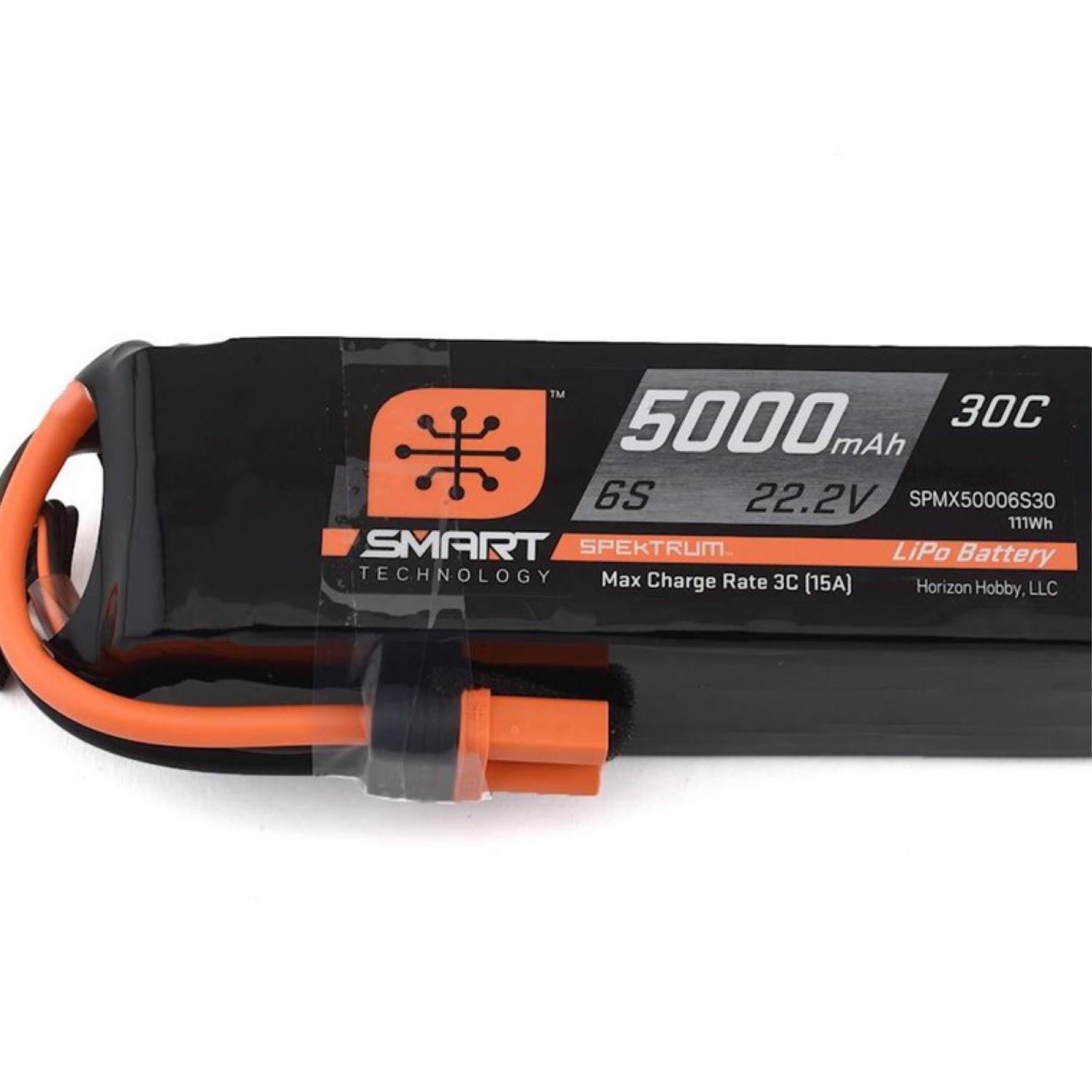 #SPMX50006S30 Spektrum RC 6S Smart LiPo Battery Pack w/IC5 Connector (22.2V/5000mAh)