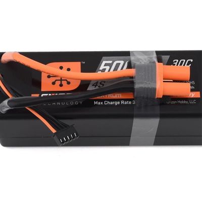#SPMX50004S30H5 Spektrum RC 4S Smart LiPo Hard Case Battery Pack w/IC5 Connector (14.8V/5000mAh)