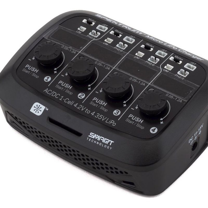 #SPMXC1040 Spektrum RC S44 AC/DC 1S LiPo Smart Charger