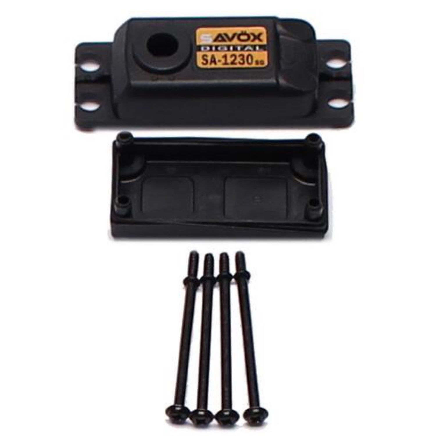 Savox  Top &amp; Bottom Servo Case with Screws, for Savox Servo #CASE-SA1230SG