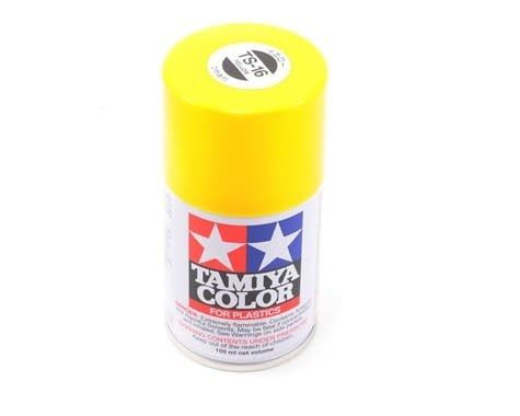 #85016 Tamiya TS-16 Yellow Lacquer Spray Paint (100ml)