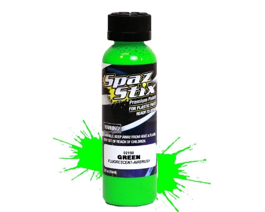 #02150 Spaz Stix "Green" Fluorescent Paint (2oz)