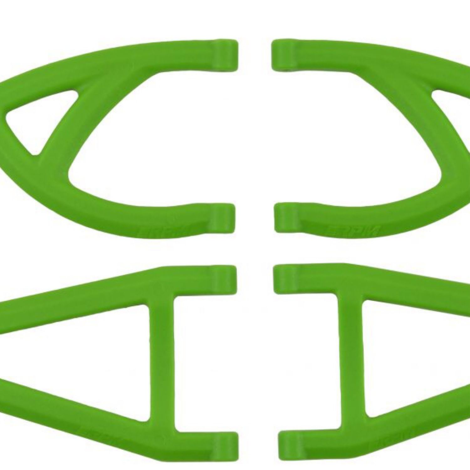 RPM Rear Upper &amp; Lower A-Arm Set (Green) (1/16 E-Revo) #80604
