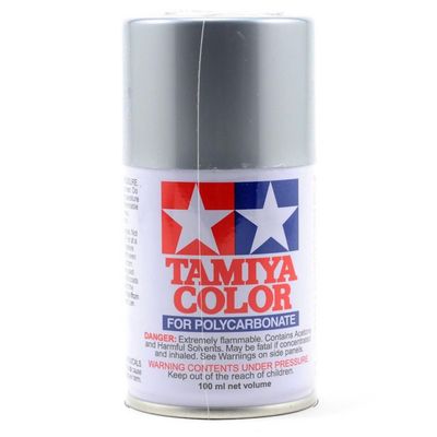 #86048 Tamiya PS-48 Semi Gloss Silver Anodized Aluminum Lexan Spray Paint (100ml)