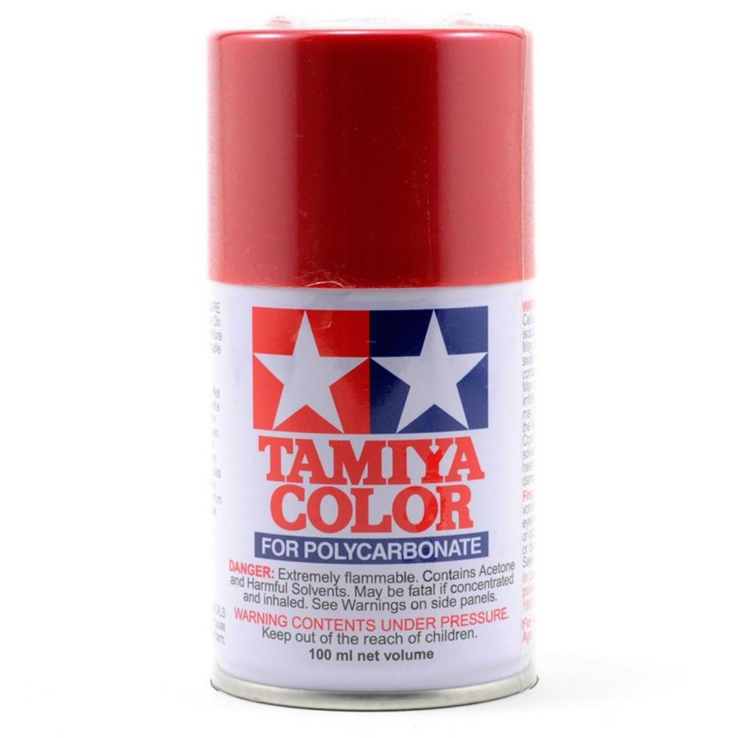 #PS-15  Tamiya Metallic Red Lexan Spray Paint (100ml) (86015)