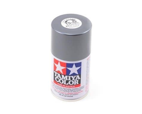 #85042 Tamiya TS-42 Light Gun Metal Lacquer Spray Paint (100ml)