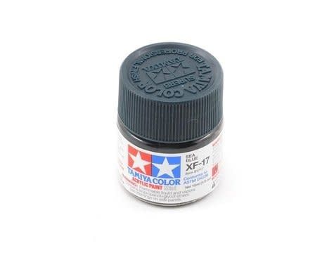 #81717 Tamiya XF-17 Flat Sea Blue Acrylic Paint (10ml)