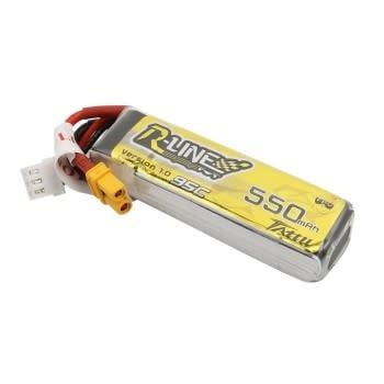 Tattu R-Line 550mAh 7.4V 95C 2S1P Lipo Battery Pack with XT30 Plug #TA8051