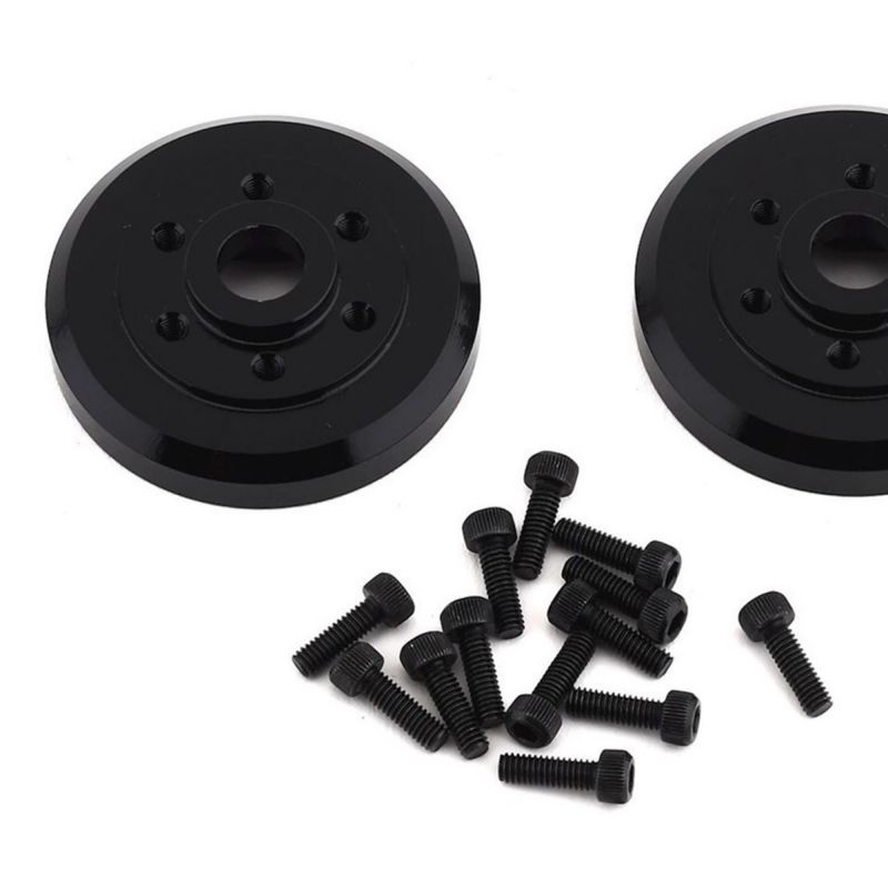 #SSD00279 SSD RC Brass Wheel Hubs (Black) (2)