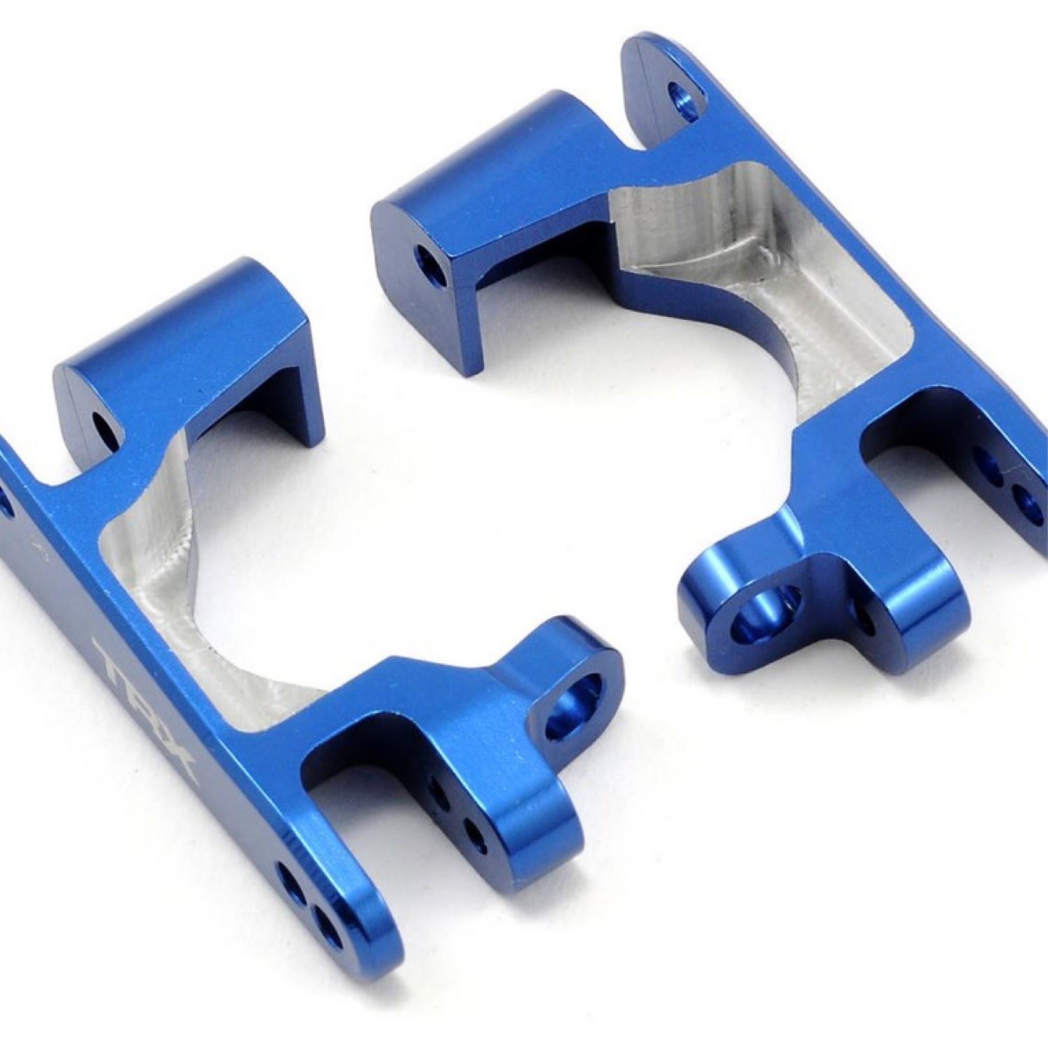 #6832X Traxxas Aluminum Caster Block Set (2) (Blue)