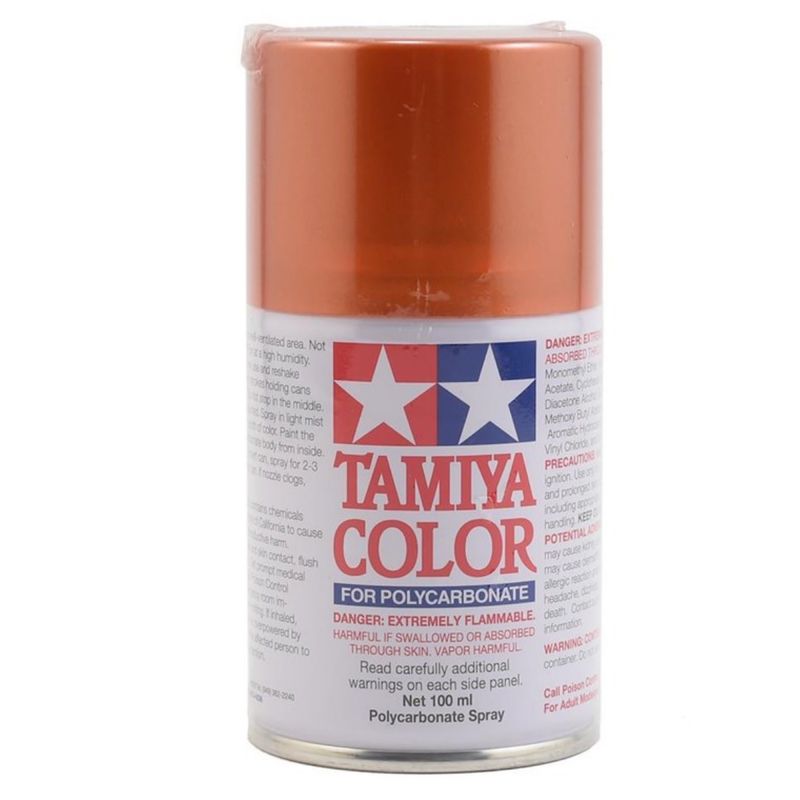 #PS-61 Tamiya  Metallic Orange Lexan Spray Paint (100ml) (86061)