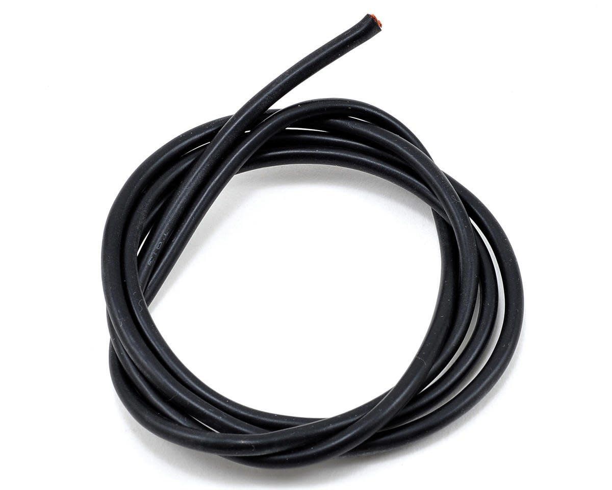 #TQW1331 Q Wire 13awg Silicone Wire (Black) (3')