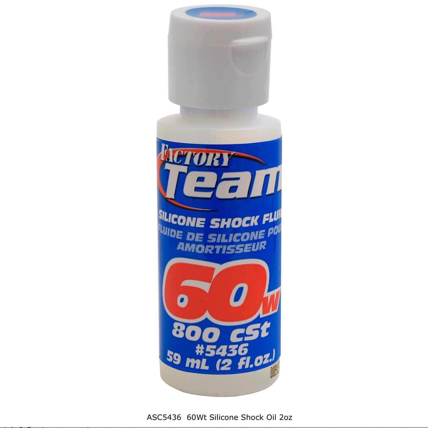 #5436 Team Associated Silicone Shock Oil (2oz) (60wt)