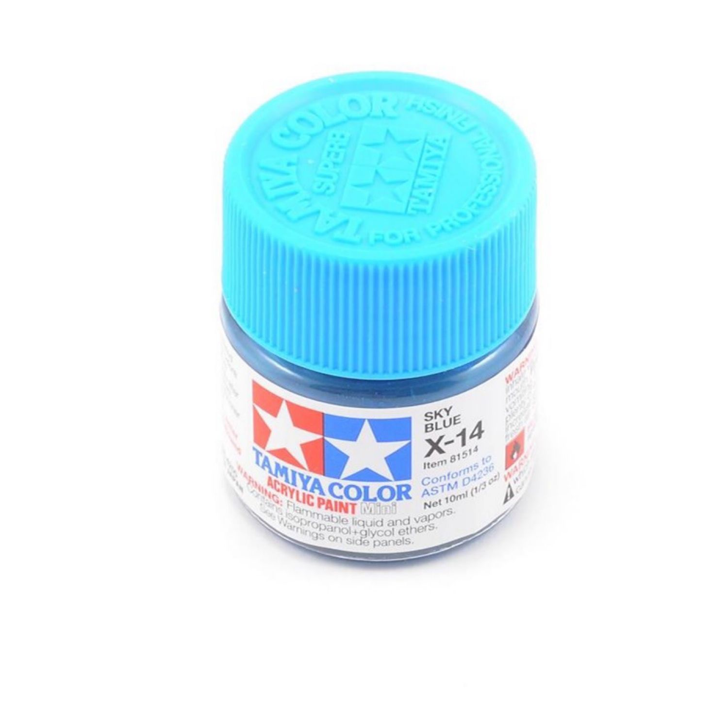 #81514 Tamiya X-14 Sky Blue Acrylic Paint (10ml)