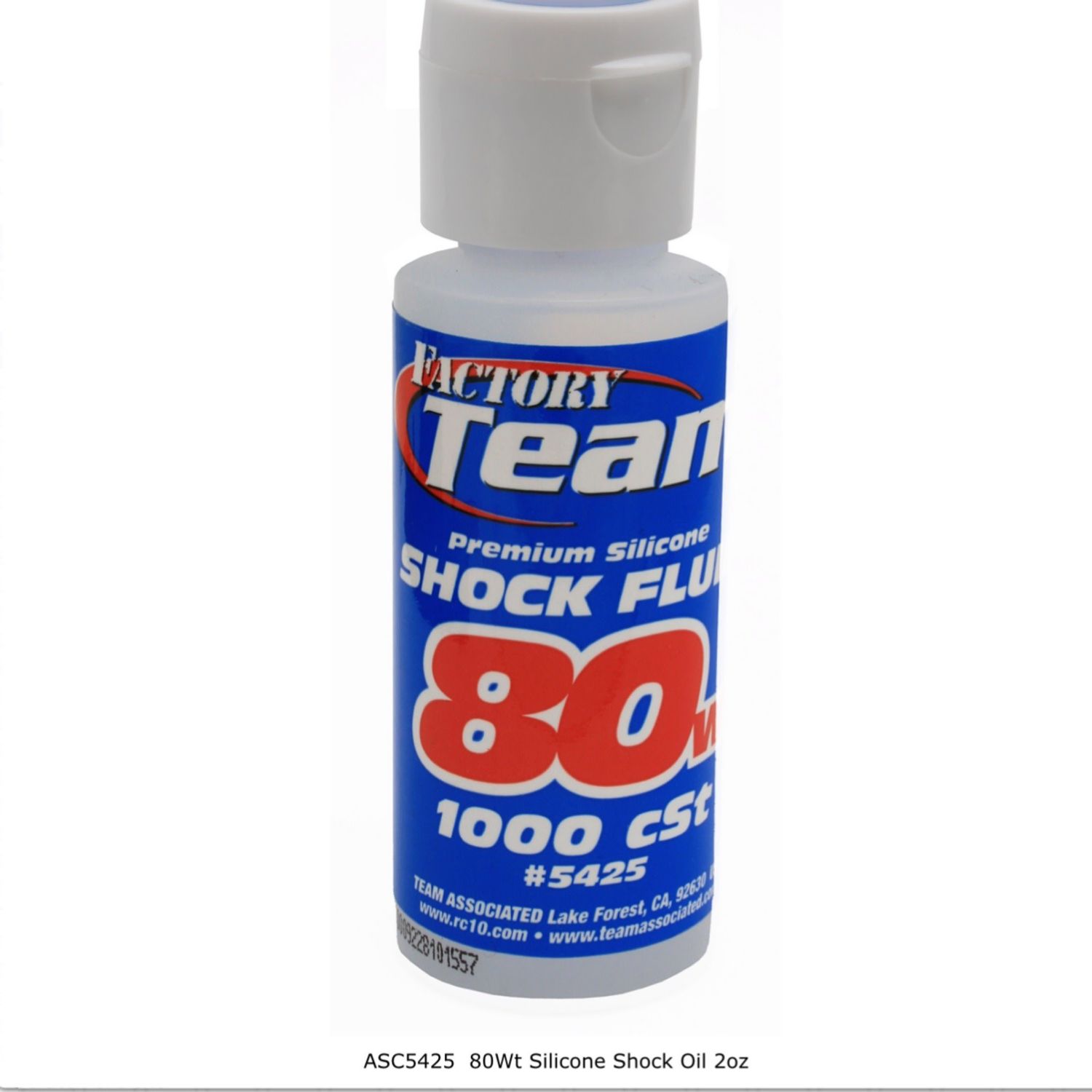 #5425 Team Associated Silicone Shock Oil (2oz) (80wt)