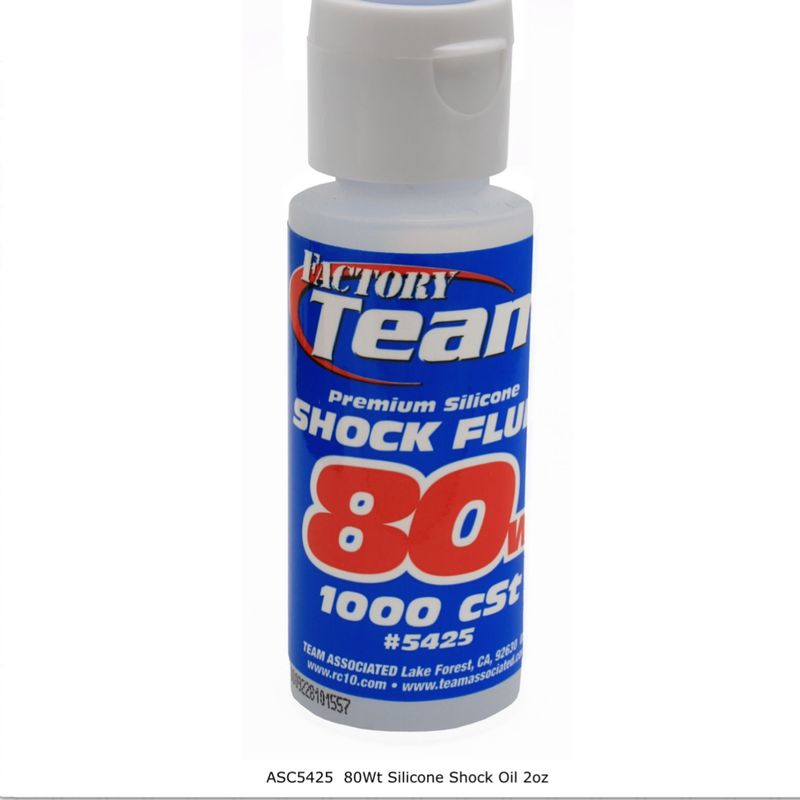 #5425 Team Associated Silicone Shock Oil (2oz) (80wt)