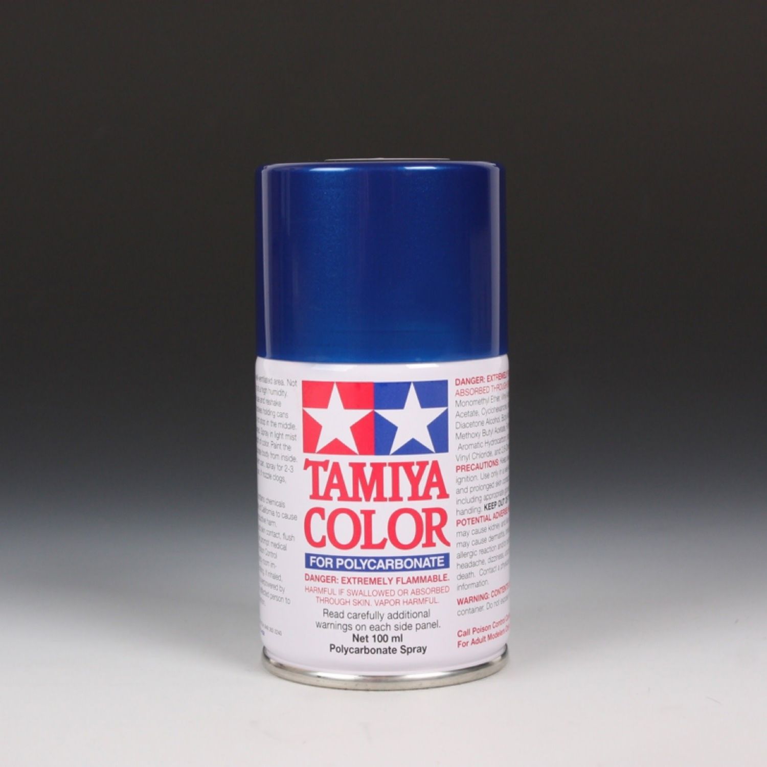 #86059 Tamiya PS-59 Dark Metallic Blue Lexan Spray Paint (100ml)