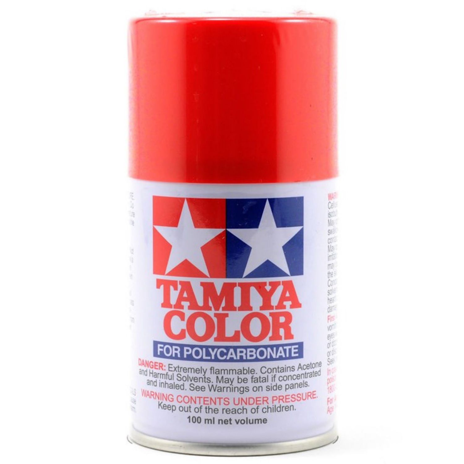 #PS-34 Tamiya PS-34 Bright Red Lexan Spray Paint (3oz) (86034)