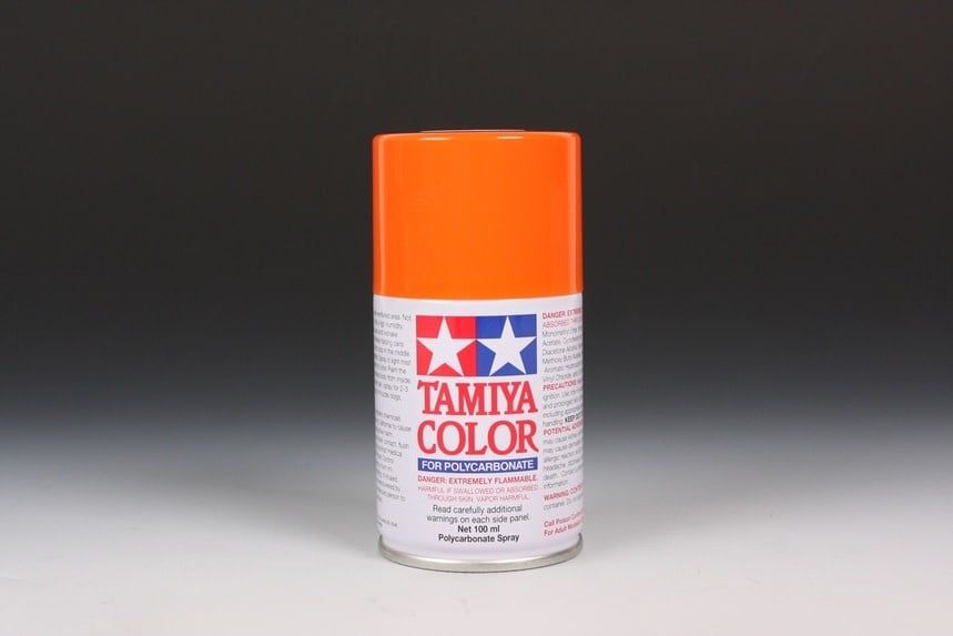 #86062 Tamiya PS-62 Pure Orange Lexan Spray Paint (100ml)