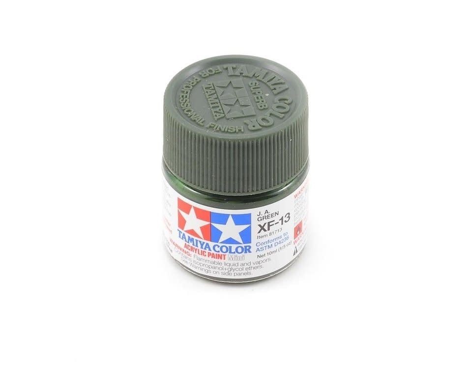 #81713 Tamiya Tamiya XF-13 J.A. Flat Green Acrylic Paint (10ml)