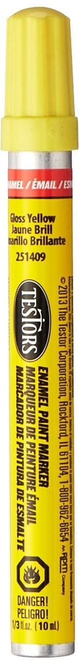 Testors Gloss Enamel Paint Marker (Yellow) (10ml) #251409