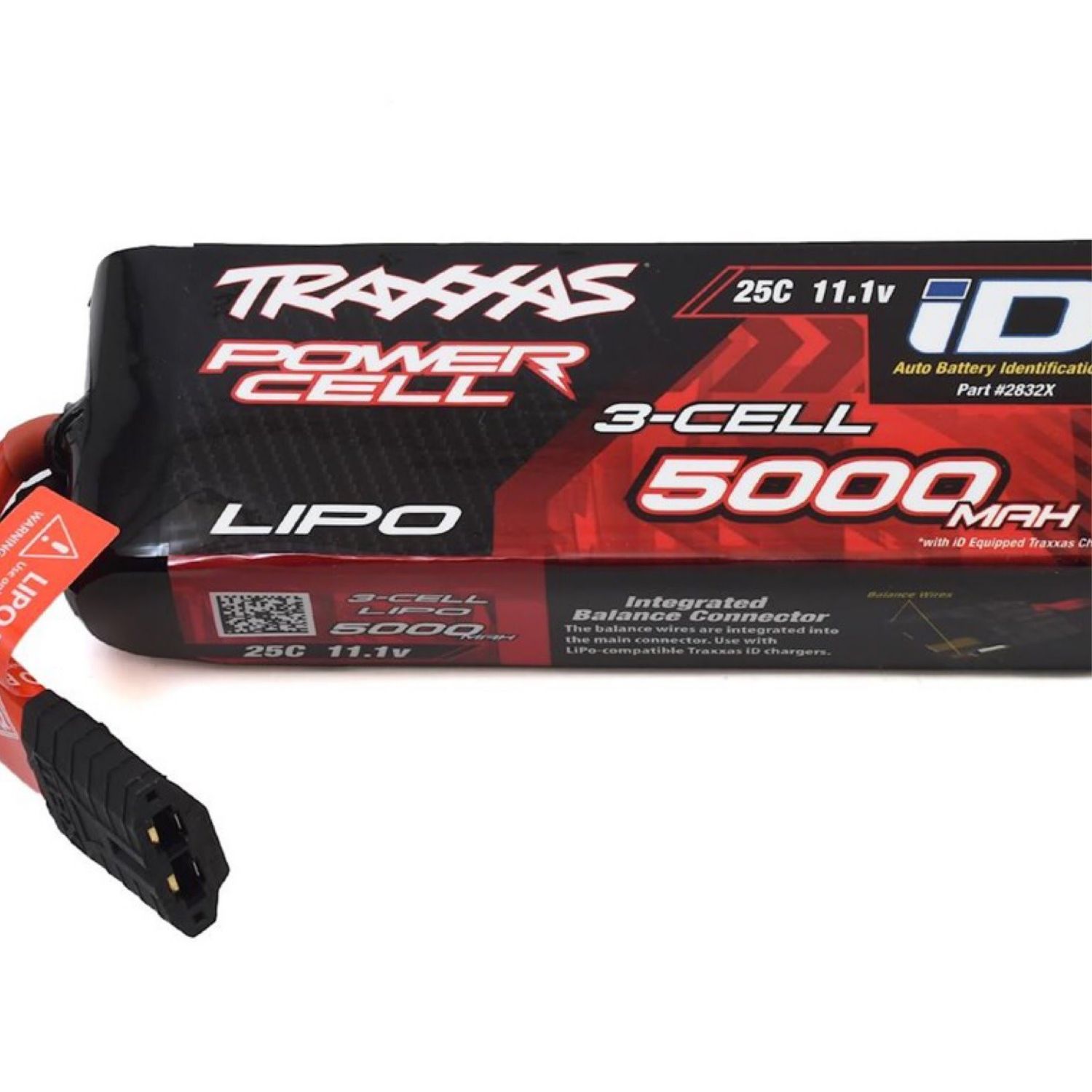 #2832X Traxxas 3S "Power Cell" 25C LiPo Battery (11.1V/5000mAh) w/iD Connector