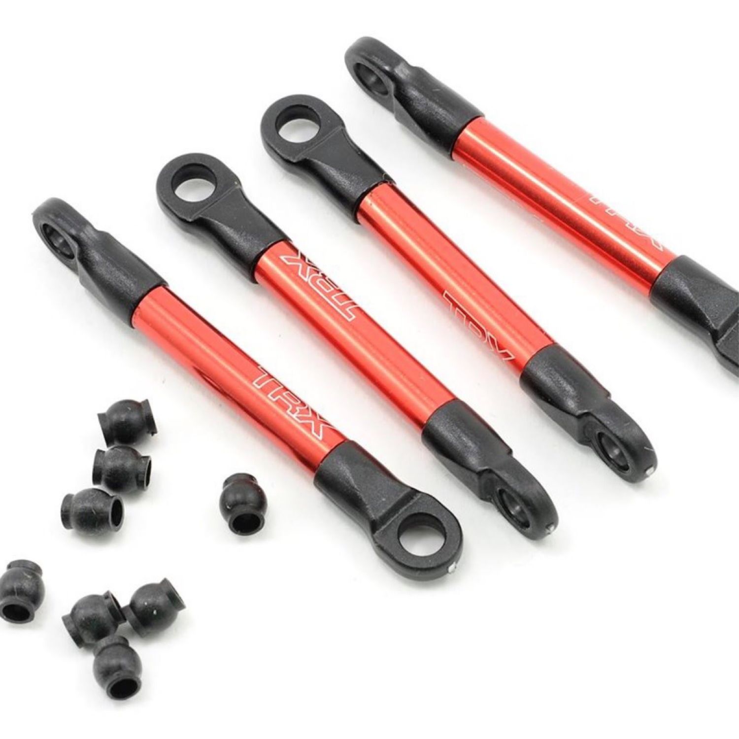 #7018X Traxxas Aluminum Push Rod Set (Red) (4)