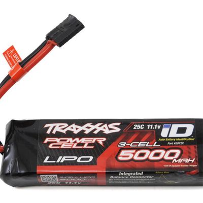#2872X Traxxas 3S "Power Cell" 25C LiPo Battery w/iD Traxxas Connector (11.1V/5000mAh)