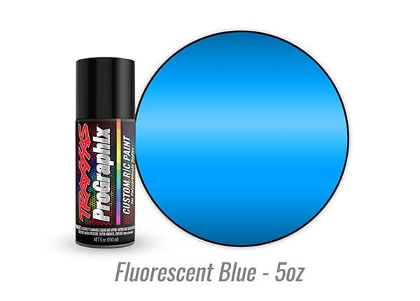 #5064 Traxxas ProGraphix "Fluorescent Blue" RC Lexan Spray Paint (5oz)
