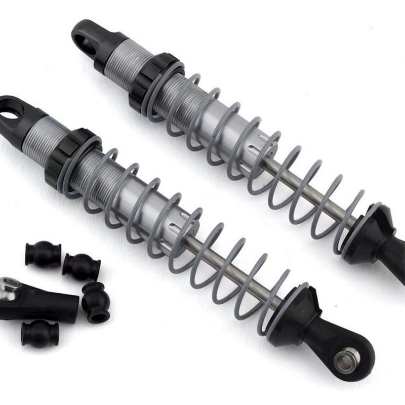 #SSD00301 SSD RC Pro Scale 90mm Shocks (Silver/Black) (2)