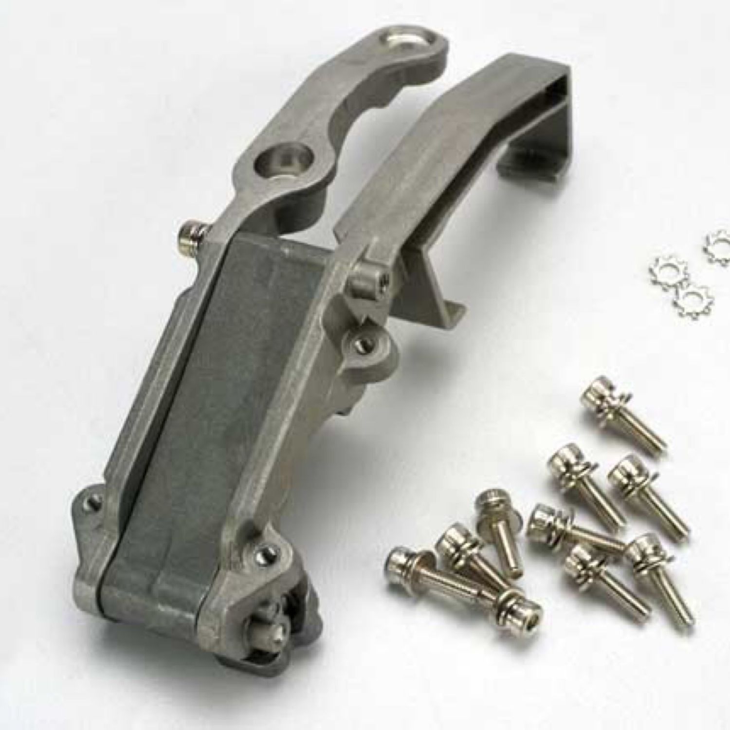 Traxxas Engine mount (complete assembly)/ 3x28mm CS with washers (2)/ 3x10 CS with washers (10)