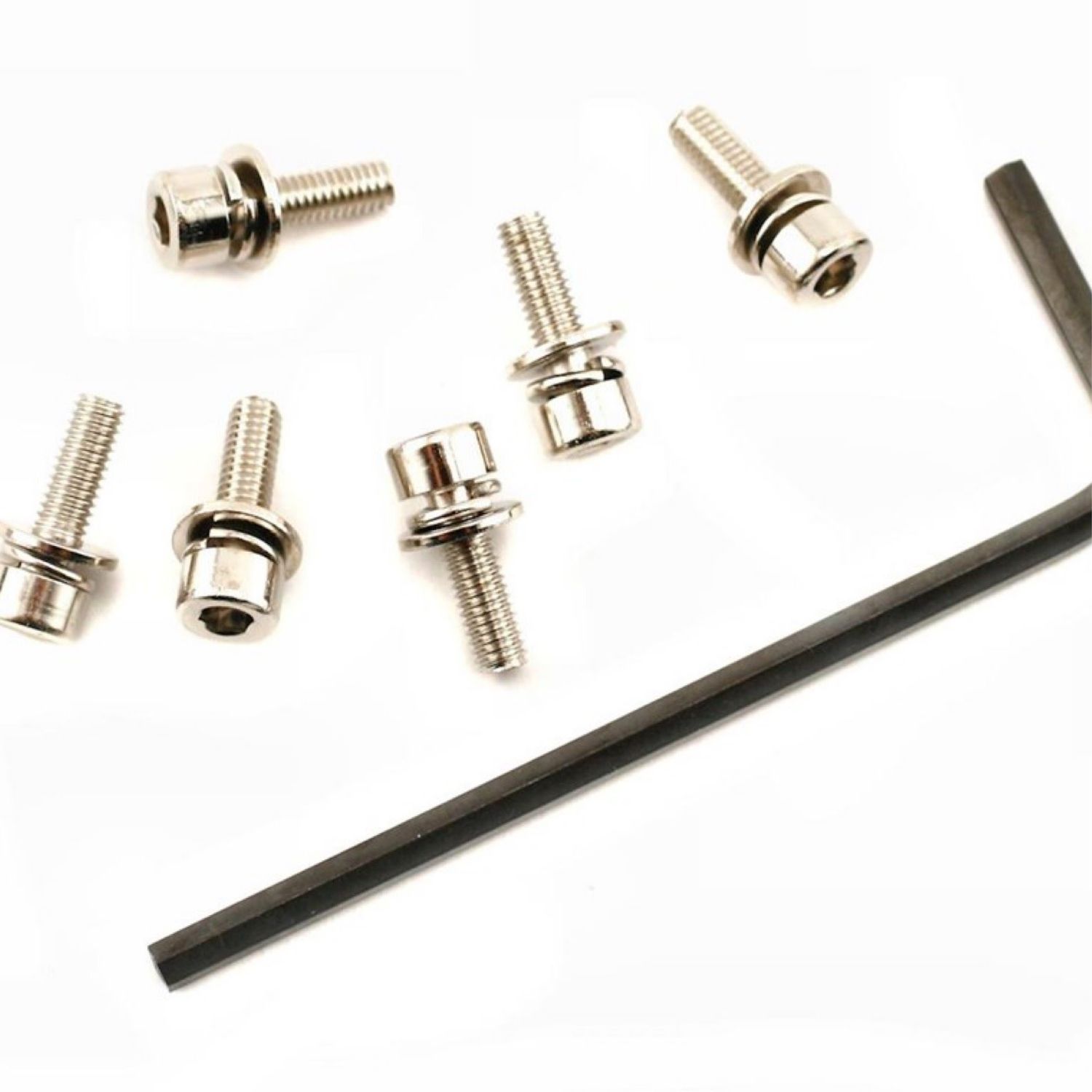Traxxas Screws 3x10mm caphead machine (hex drive) (6), lockwashers (6) #3159