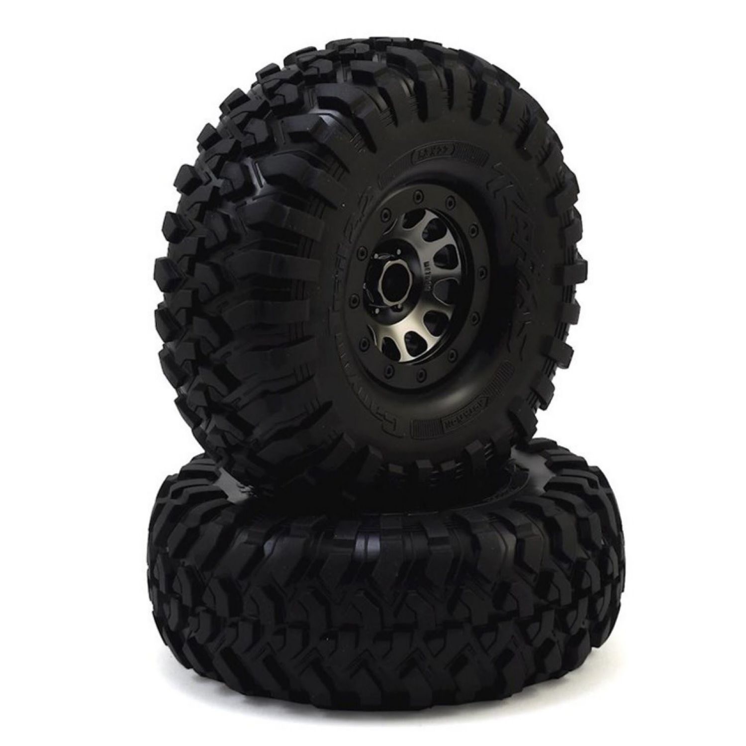 #8172  Traxxas TRX-4 Pre-Mounted Canyon Trail 2.2" Crawler Tires w/Method 105 Wheels (Black Chrome) (2)