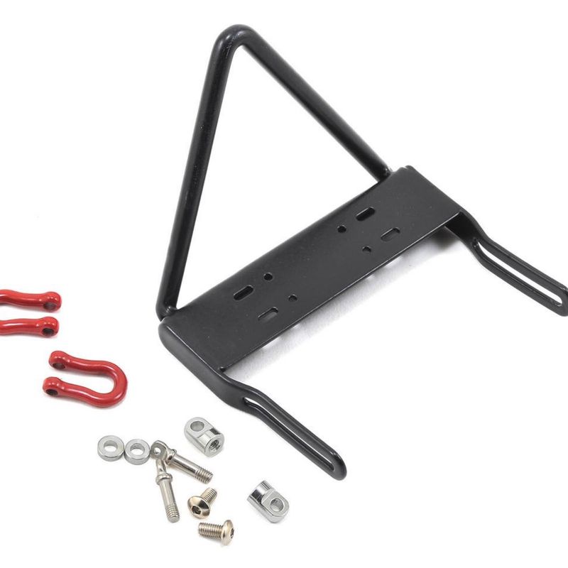 Yeah Racing SCX10 Steel Front "Stinger" Bumper w/Winch Mount &amp; Shackles  #YA-0454